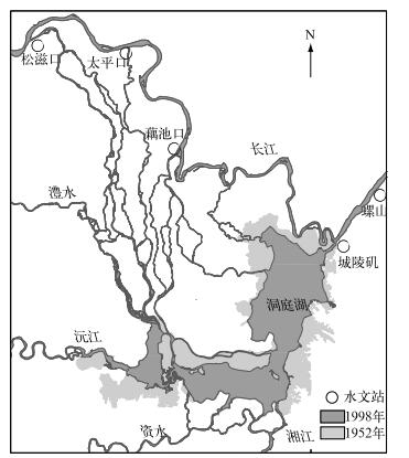 洞庭湖面积图图片